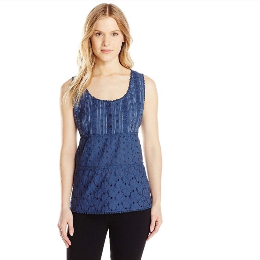 prAna Kendall Tank blue